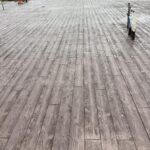 Kirbys Custom Concrete Wood Plank Floor Close View
